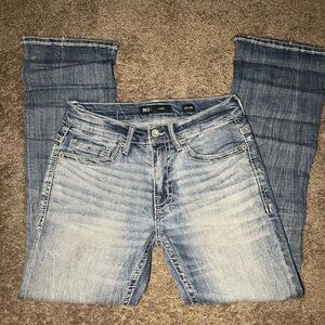 Buckle Men's Bootcut Blue Jeans